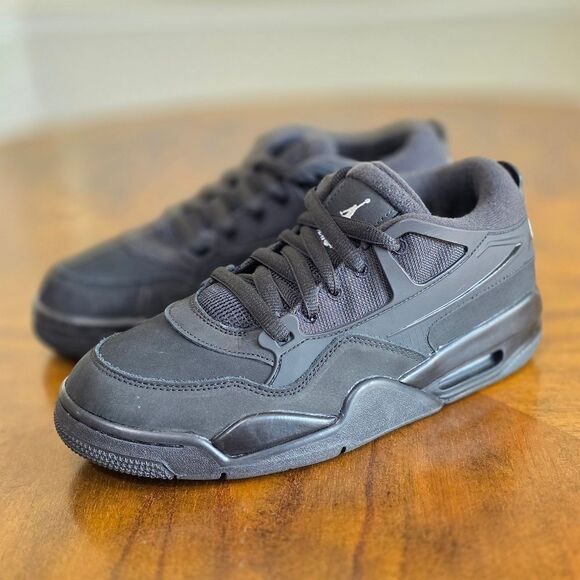 Nike Air Jordan 4 RM "Black Cat" Anthracite Men's 7 FQ7938-004 Nubuck Suede New - Picture 2 of 16